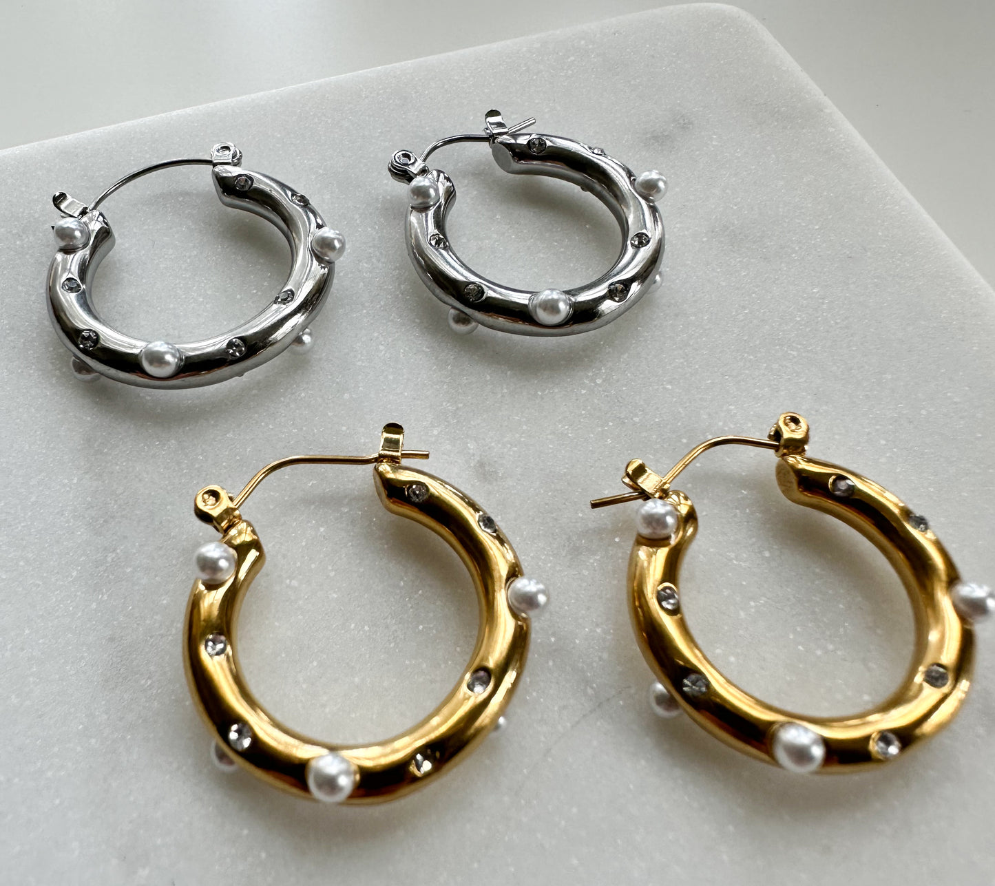 Sara Hoops Earrings