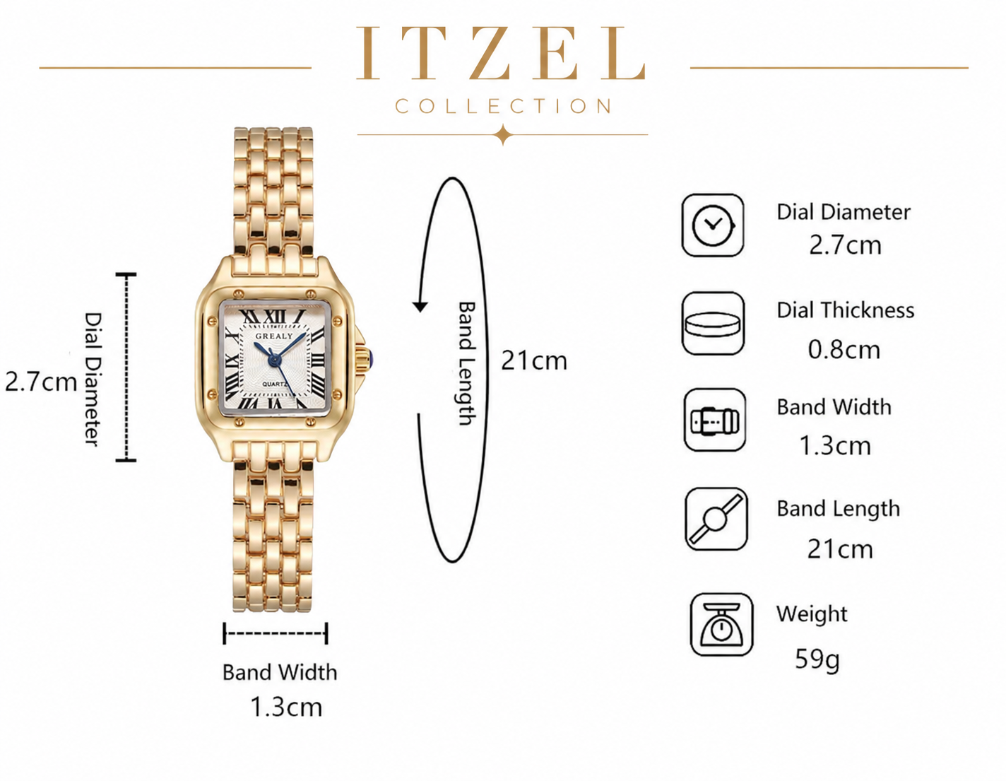 Vintage Square Watch